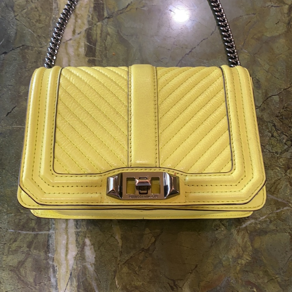 Rebecca Minkoff Crossbody Neon Yellow